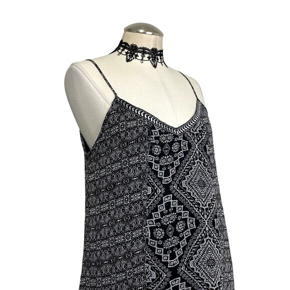 American Rag Babydoll Whimsygoth Boho Flowy Ruffle Mini Dress - Picture 5 of 11